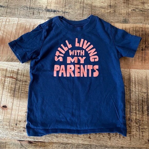 24m T-shirt for baby boy or girl funny shirt still living with my parents - Picture 1 of 4